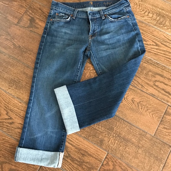 7 For All Mankind Denim - 7 for all mankind cropped jeans size 30